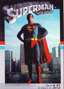 Read more about the article Superman the Movie Drake’s Cakes Trading Cards