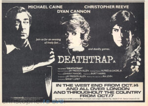 Read more about the article Deathtrap Newspaper Advert