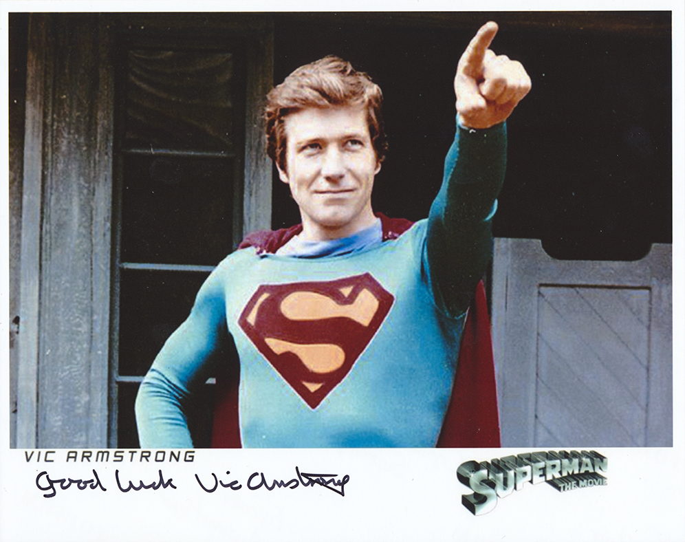 Read more about the article Super Autograph! Vic Armstrong Superman Stuntman