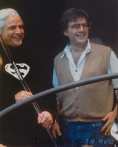 Read more about the article Superman the Movie: Behind the Scenes photos Marlon Brando & Richard Donner