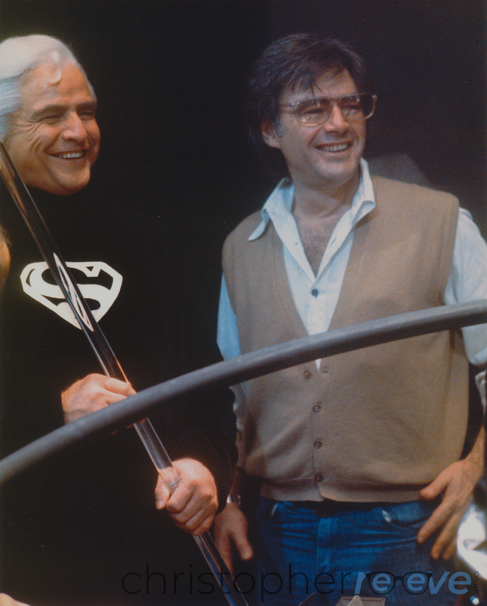 Read more about the article Superman the Movie: Behind the Scenes photos Marlon Brando & Richard Donner